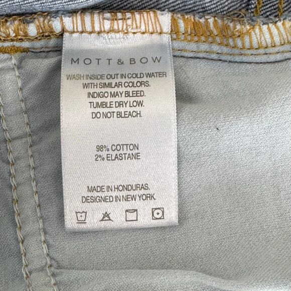 Mott And Bow Jeans Women's 28x28 Denim Mom Jean Distressed Needs Repair READ - Picture 5 of 10